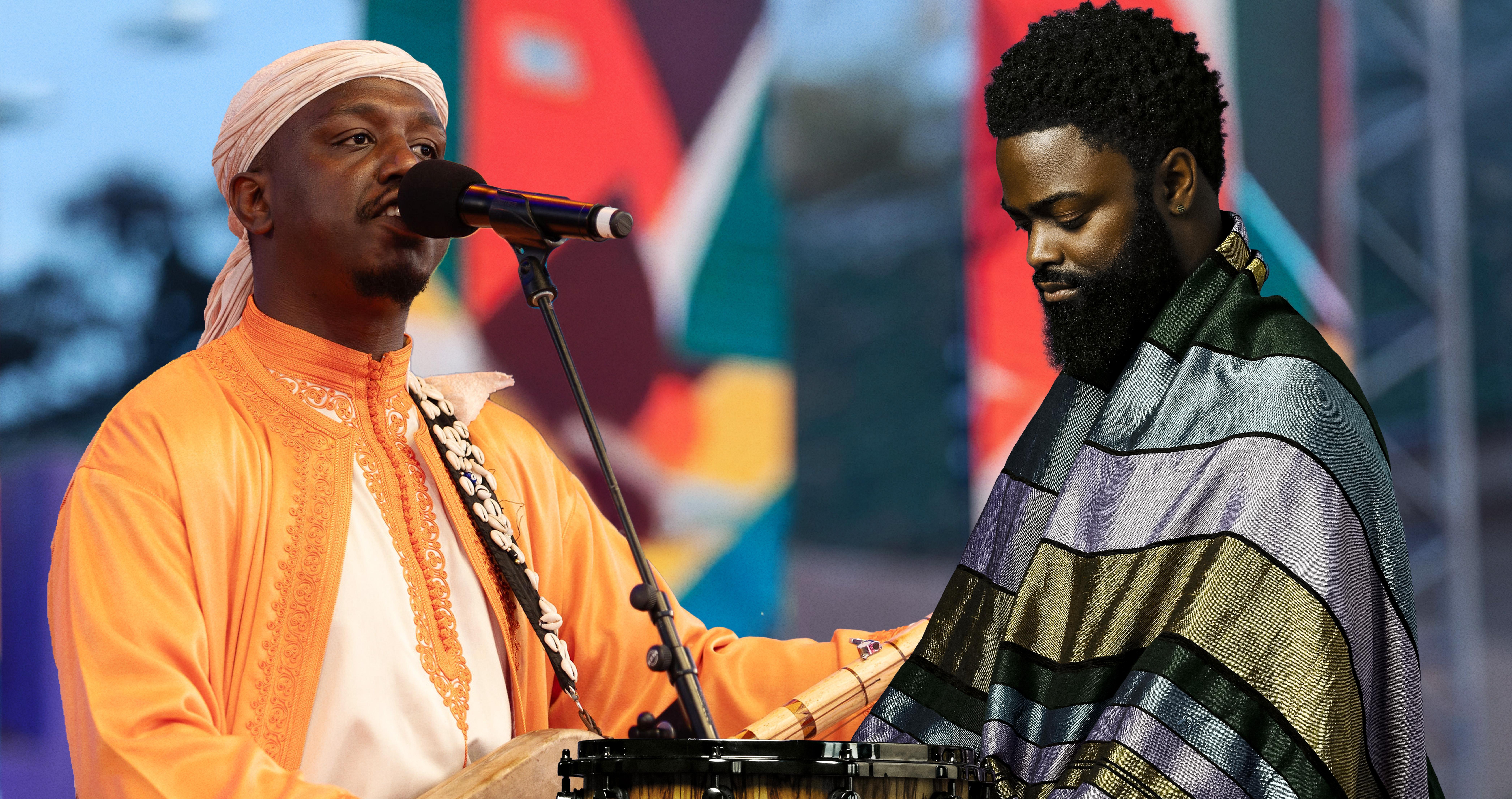 FUSION : MAÂLEM HAMID EL KASRI AVEC BOKANTÉMAÂLEM HOUSSAM GANIA & MARCUS GILMOREFUSION : MAÂLEM HAMID EL KASRI AVEC BOKANTÉ