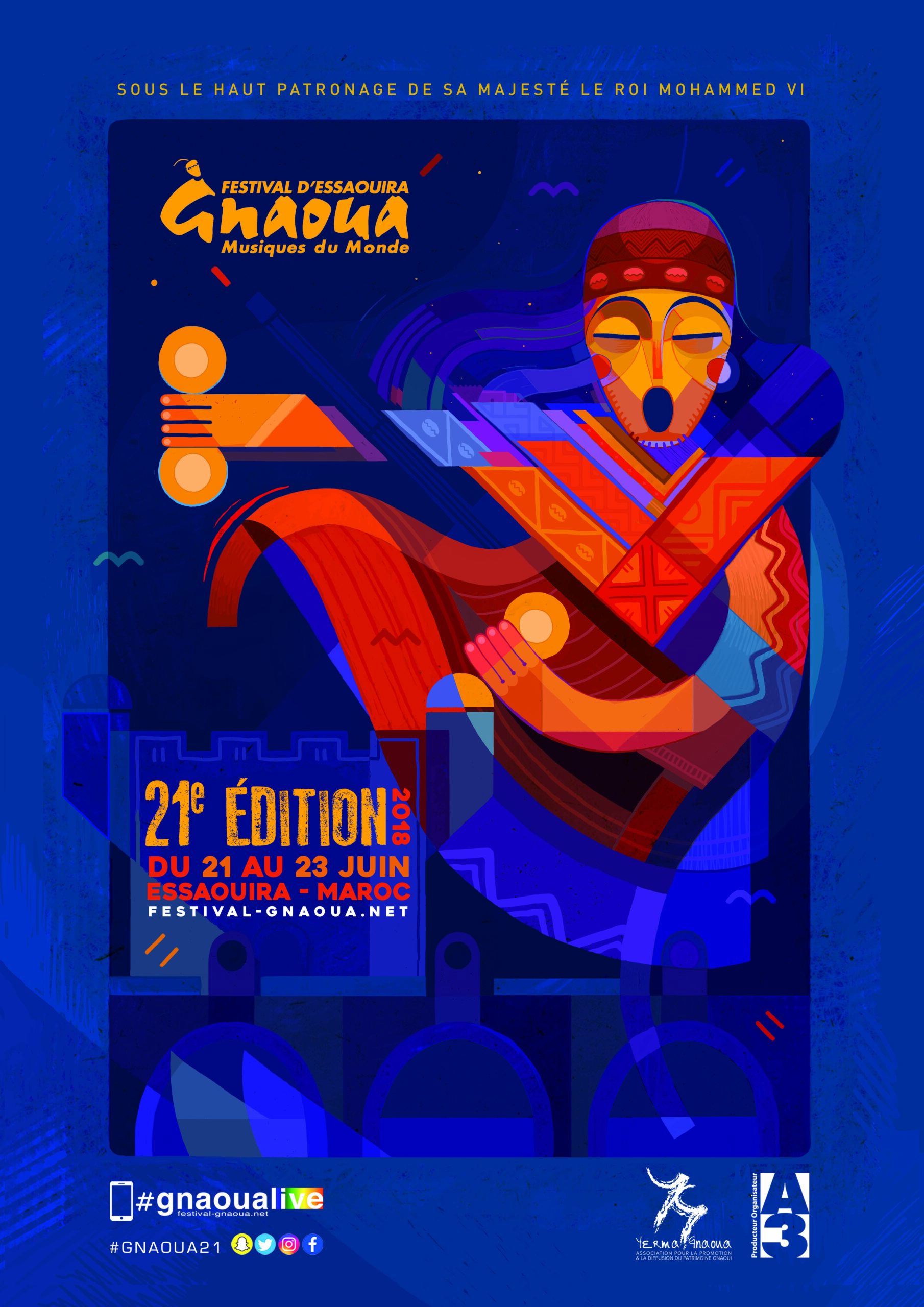 AFFICHE GNAOUA 2018