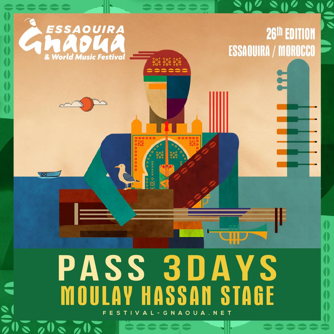 PASS 3 jours - PASS 3 Jours FESTIVAL ESSAOUIRA GNAOUA2025