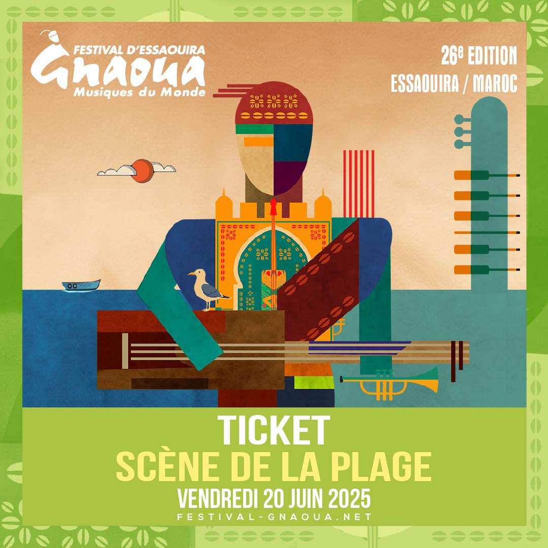 Ticket Scène de la plage